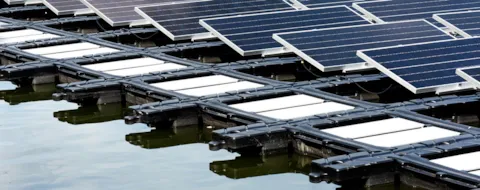 Floating solar project for Singapore